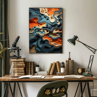 Abstract Topography Abstract Poster PosterGoat