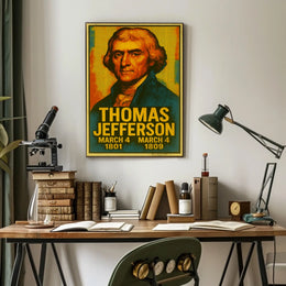 Thomas Jefferson Vintage Patriotic Collector Poster