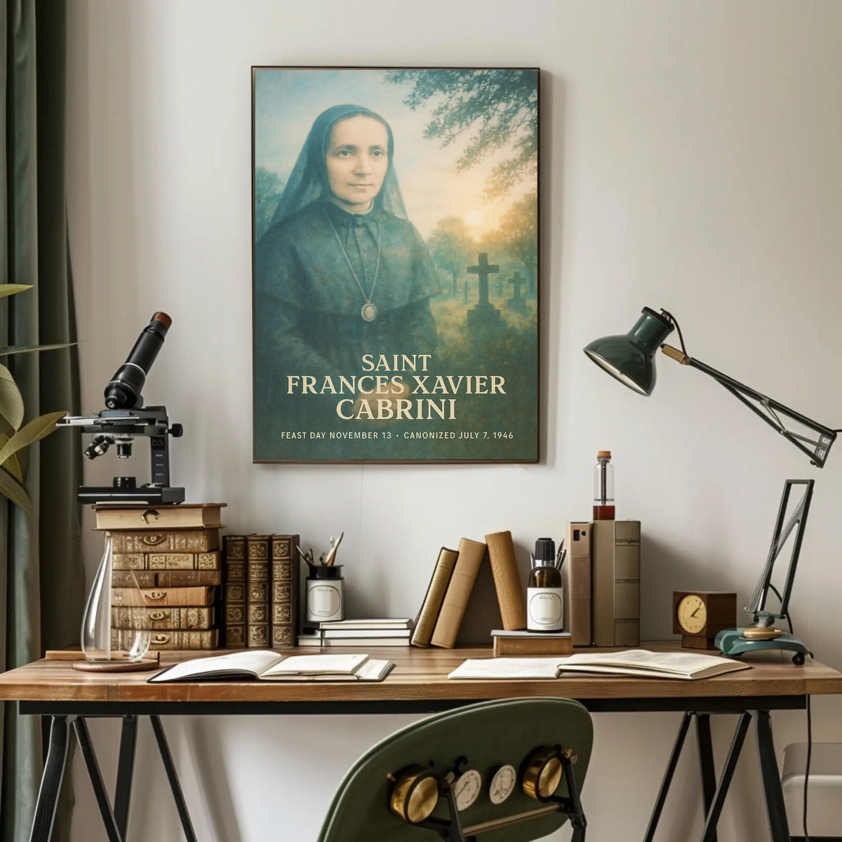 Saint Frances Xavier Cabrini Poster