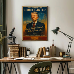 Jimmy Carter Legacy Vintage Presidential Poster