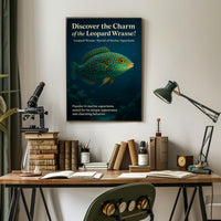 Discover The Charm Of The Leopard Wrasse Poster