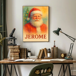 Christmas Cheer Santa Claus Holiday Magic Cultural Poster