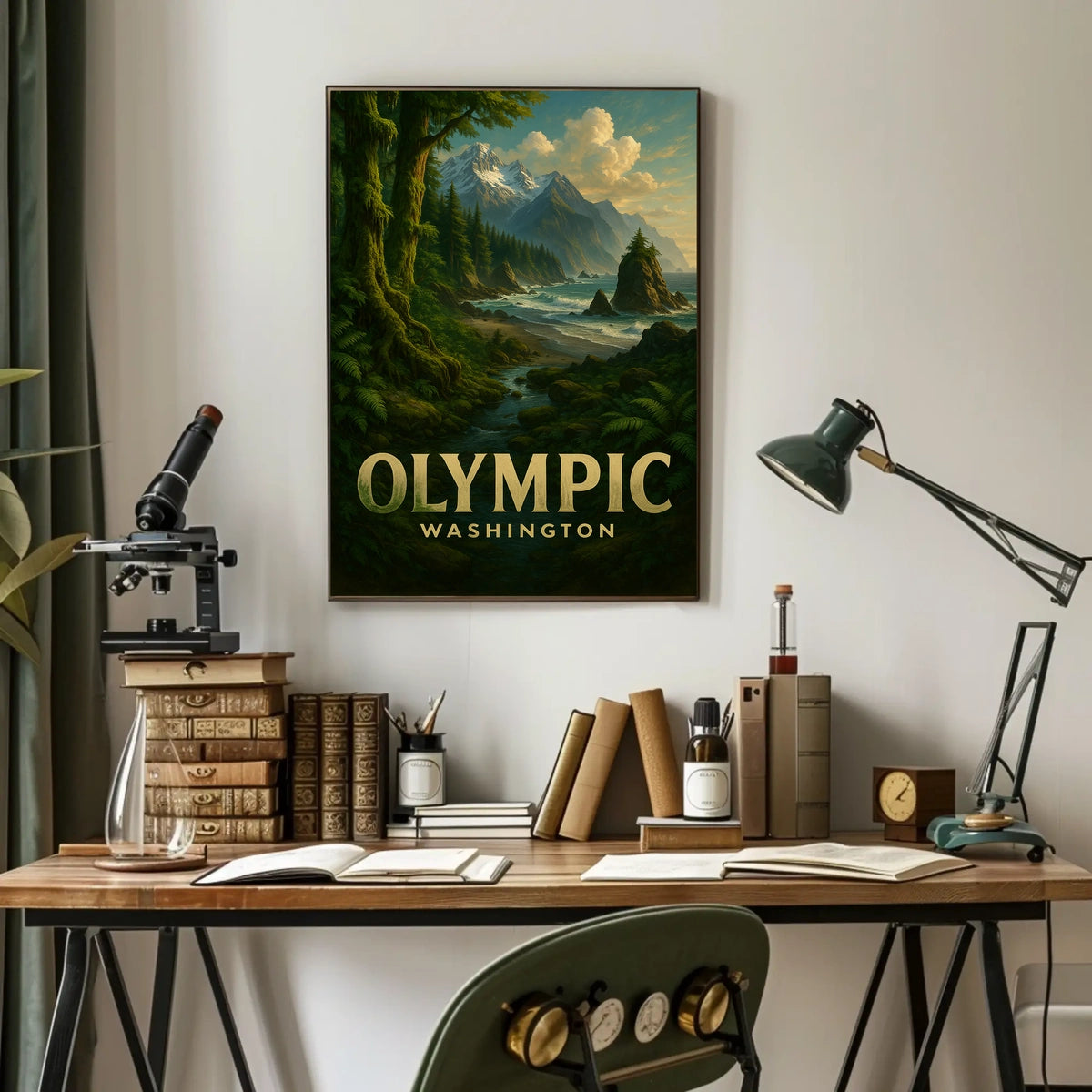 Olympic National Park Washington Poster