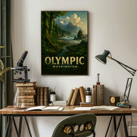 Olympic National Park Washington Poster