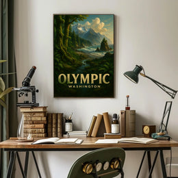 Olympic National Park Washington Poster