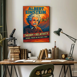 Albert Einstein Theory Of Relativity Poster