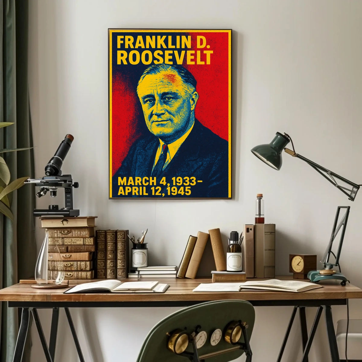 Franklin D. Roosevelt Presidential Poster