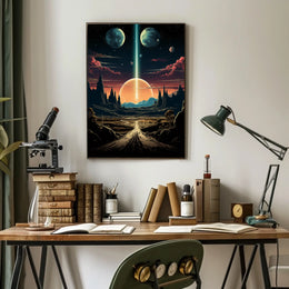 Cosmic Landscape Poster