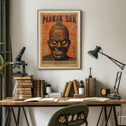 Paakak Sak Vintage Horror Vintage Poster