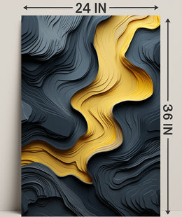 Flowing Layers Poster PosterGoat