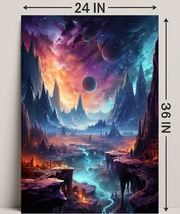 Celestial Landscape Poster PosterGoat