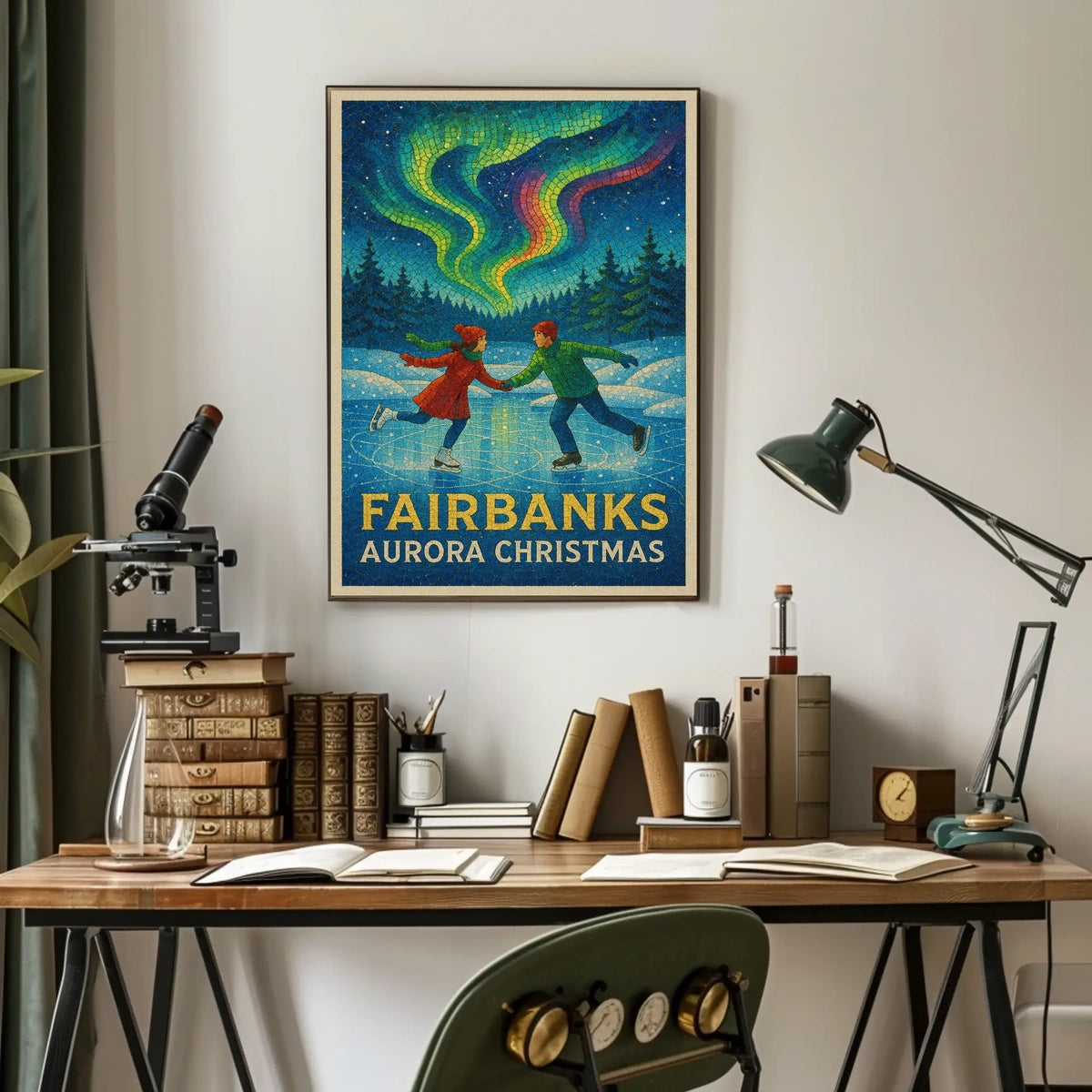 Fairbanks Aurora Poster