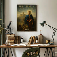 St. Elizabeth Compassionate Healer Poster