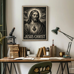 Jesus Christ Illustration Poster