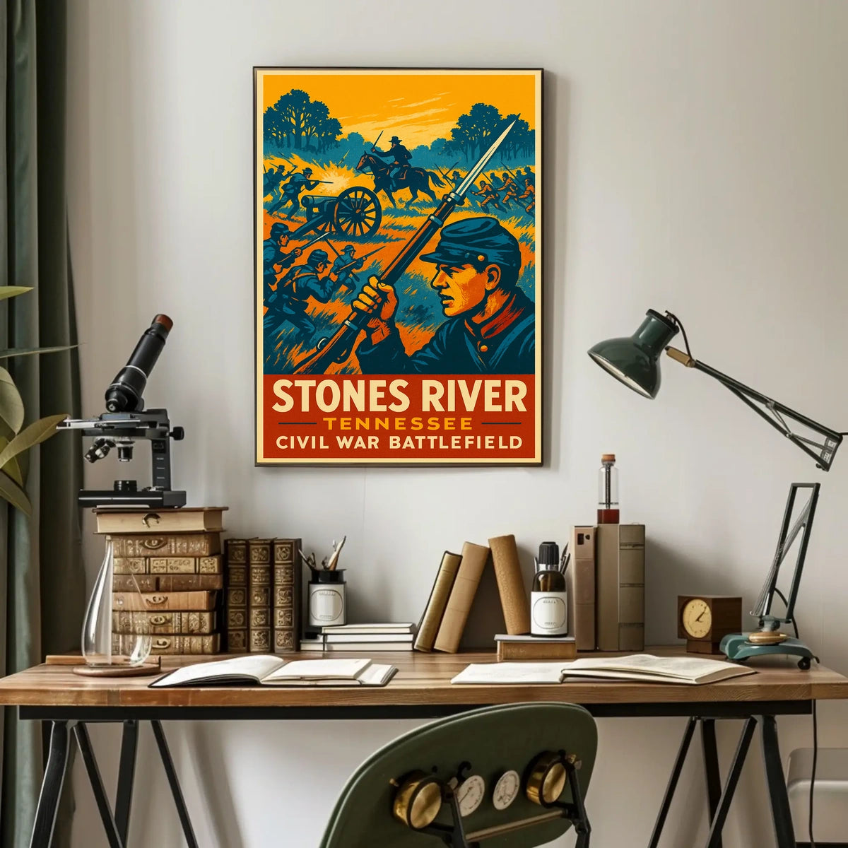 Stones River Tennessee Civil War Poster