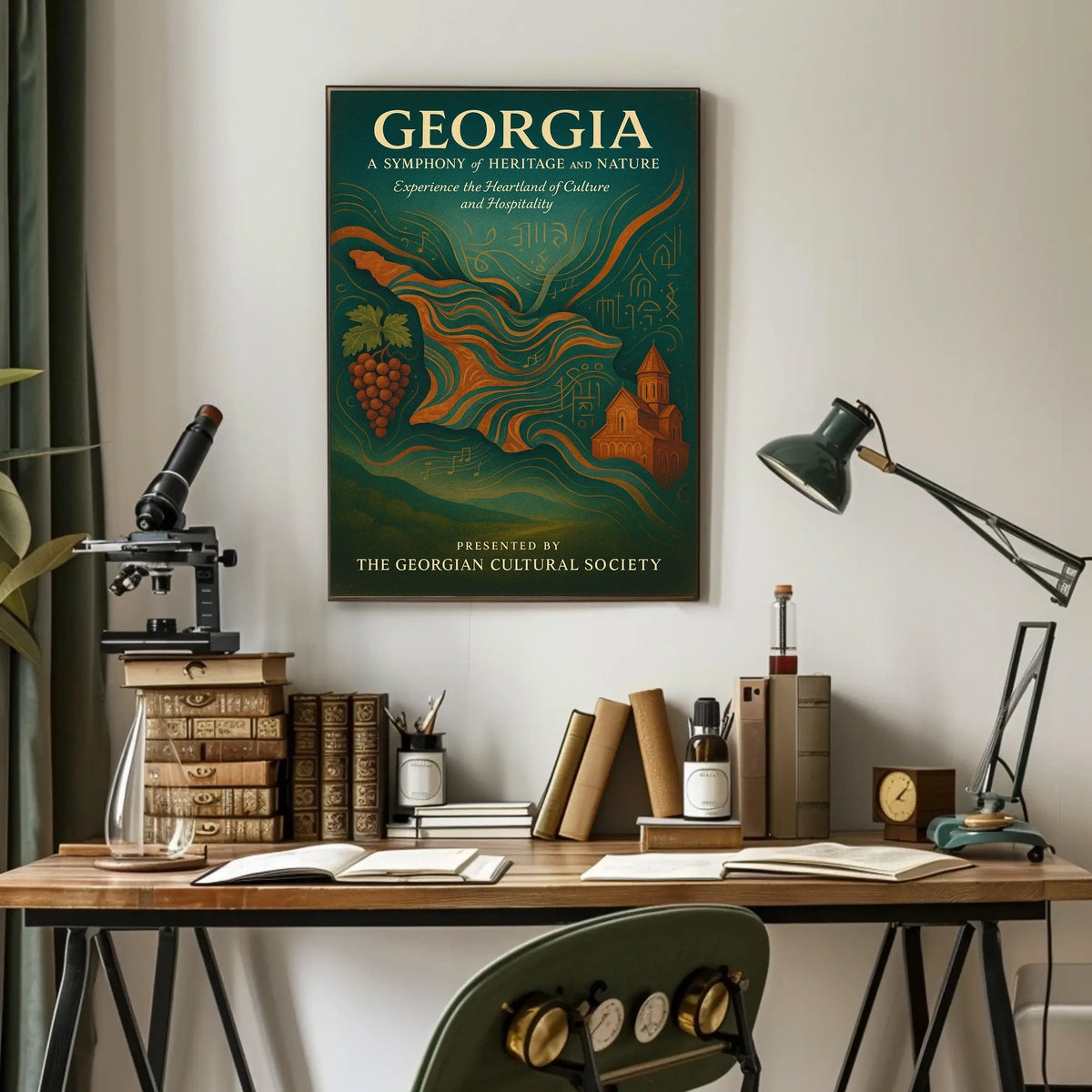 Georgia A Symphony Of Heritage And Poster