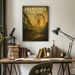 Abandoned Theme Park Poster