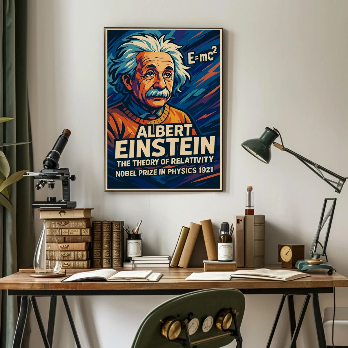 Albert Einstein The Theory Of Poster