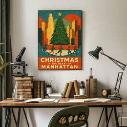 Christmas In Manhattan Poster