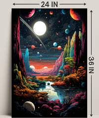Cosmic Landscape Poster PosterGoat