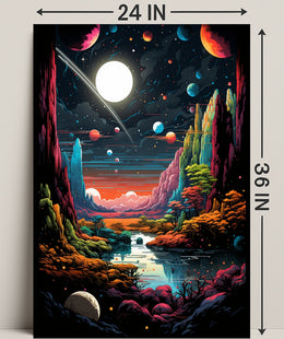 Cosmic Landscape Poster PosterGoat