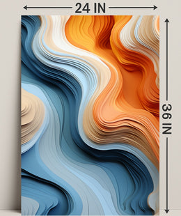 Flowing Colors Poster PosterGoat