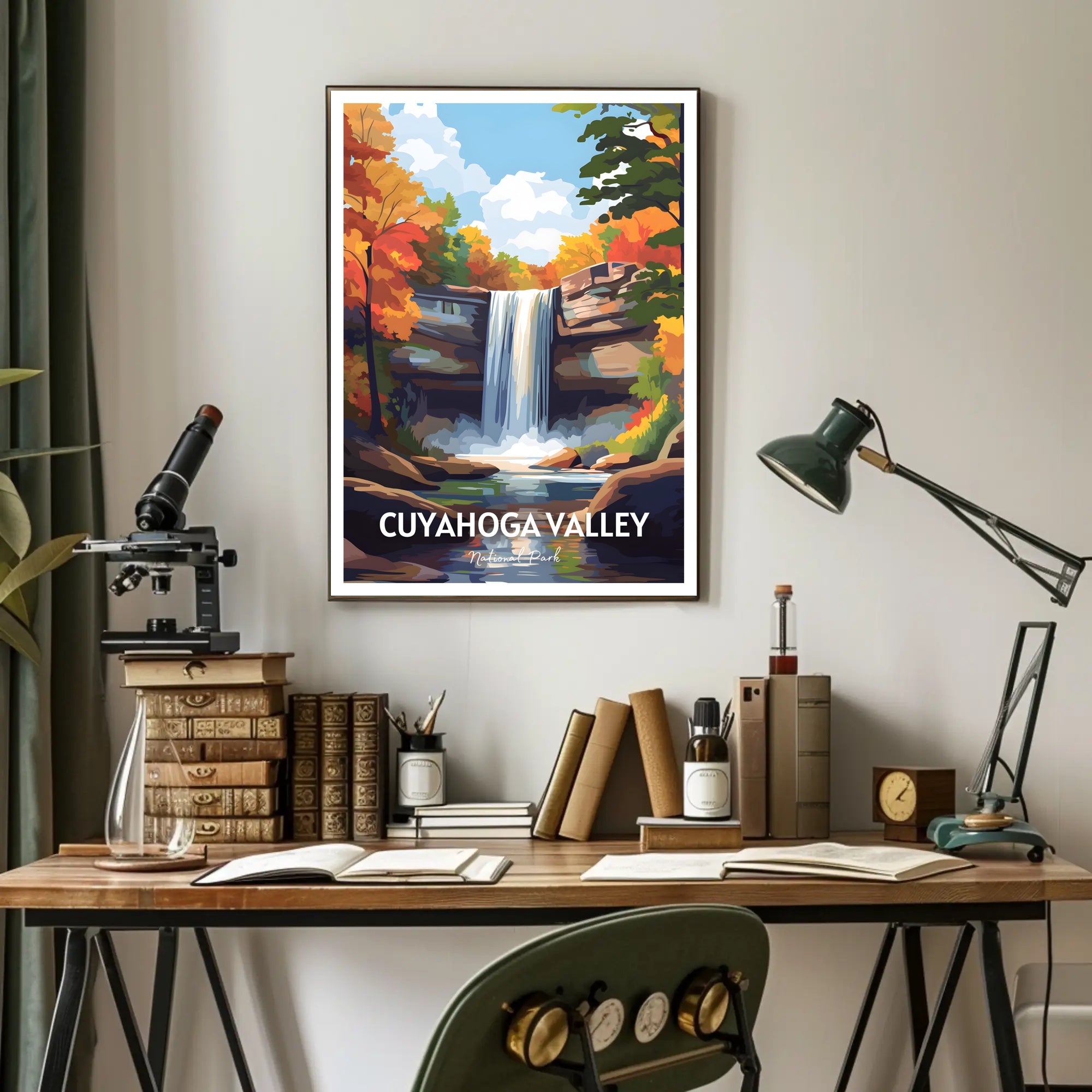 Cuyahoga Valley National Park Waterfall Poster