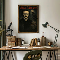 Edgar Allan Poe Literary Icon Poster PosterGoat