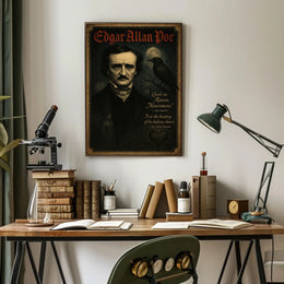Edgar Allan Poe Literary Icon Poster PosterGoat