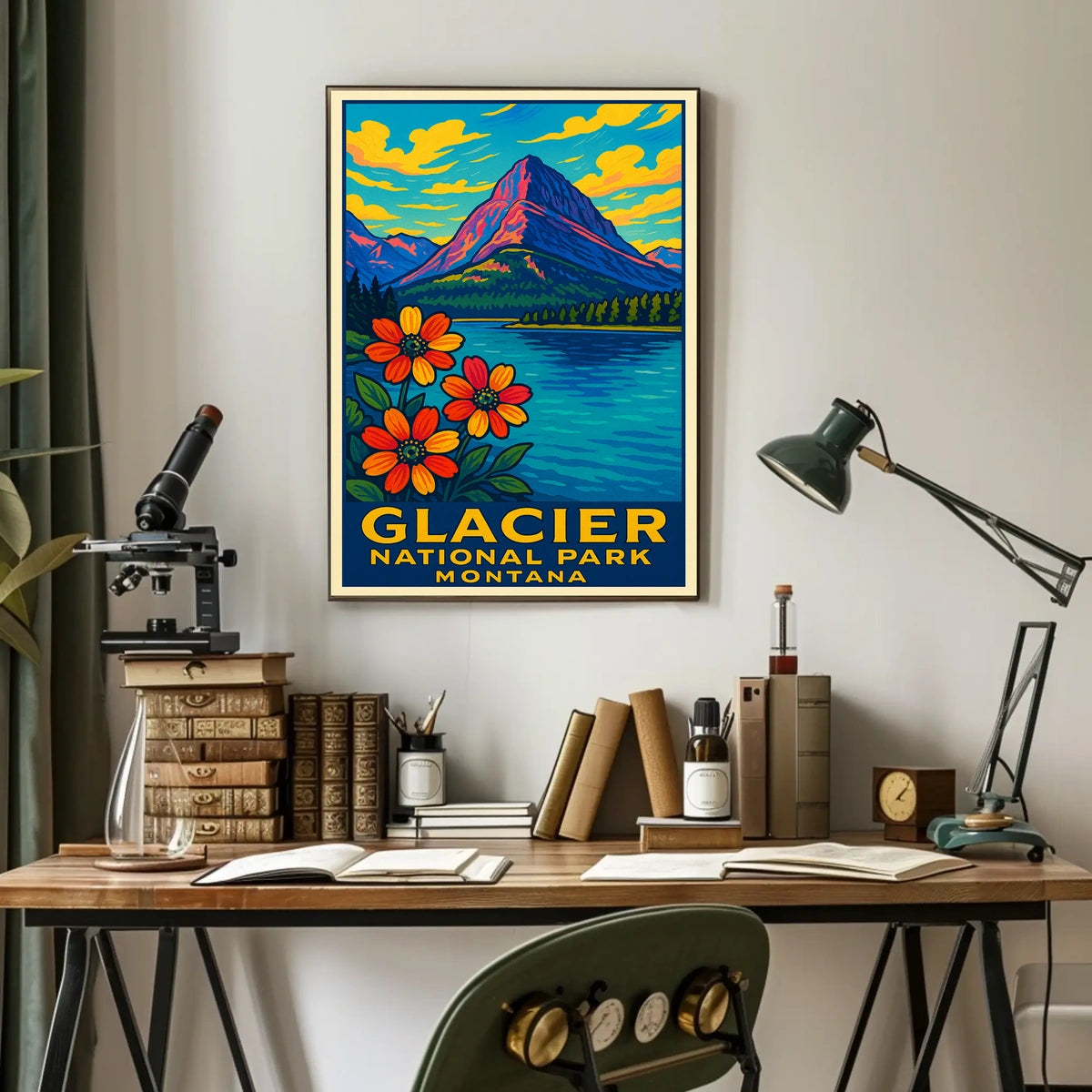 Glacier National Park Poster
