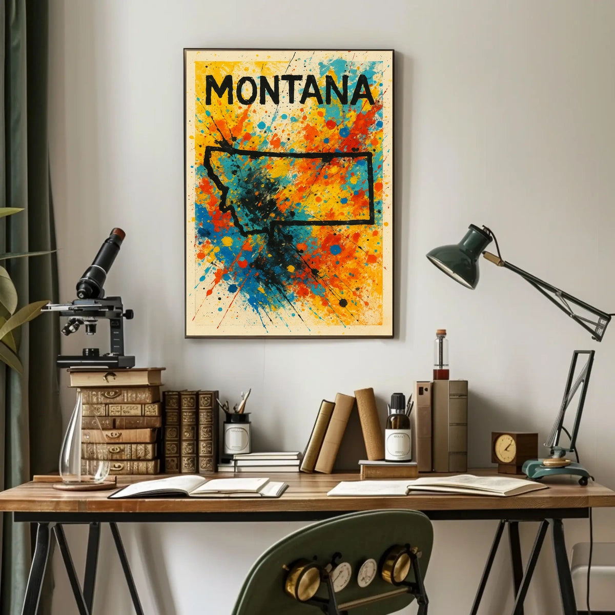Montana Splash Poster