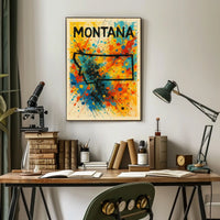 Montana Splash Poster