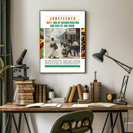 Black History Exploration: Jim Crow Laws Educational Poster