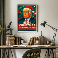 Santa's Festive Delight: Christmas Pop Culture Poster