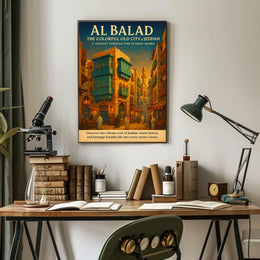 Al Balad The Colorful Old City Of Poster