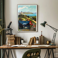 Lac Léman Travel Poster