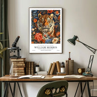 William Morris Tiger Nature Artistic Heritage Poster