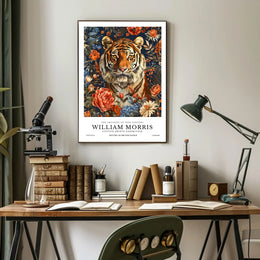 William Morris Tiger Nature Artistic Heritage Poster