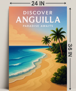 Discover Anguilla Paradise Awaits Poster PosterGoat