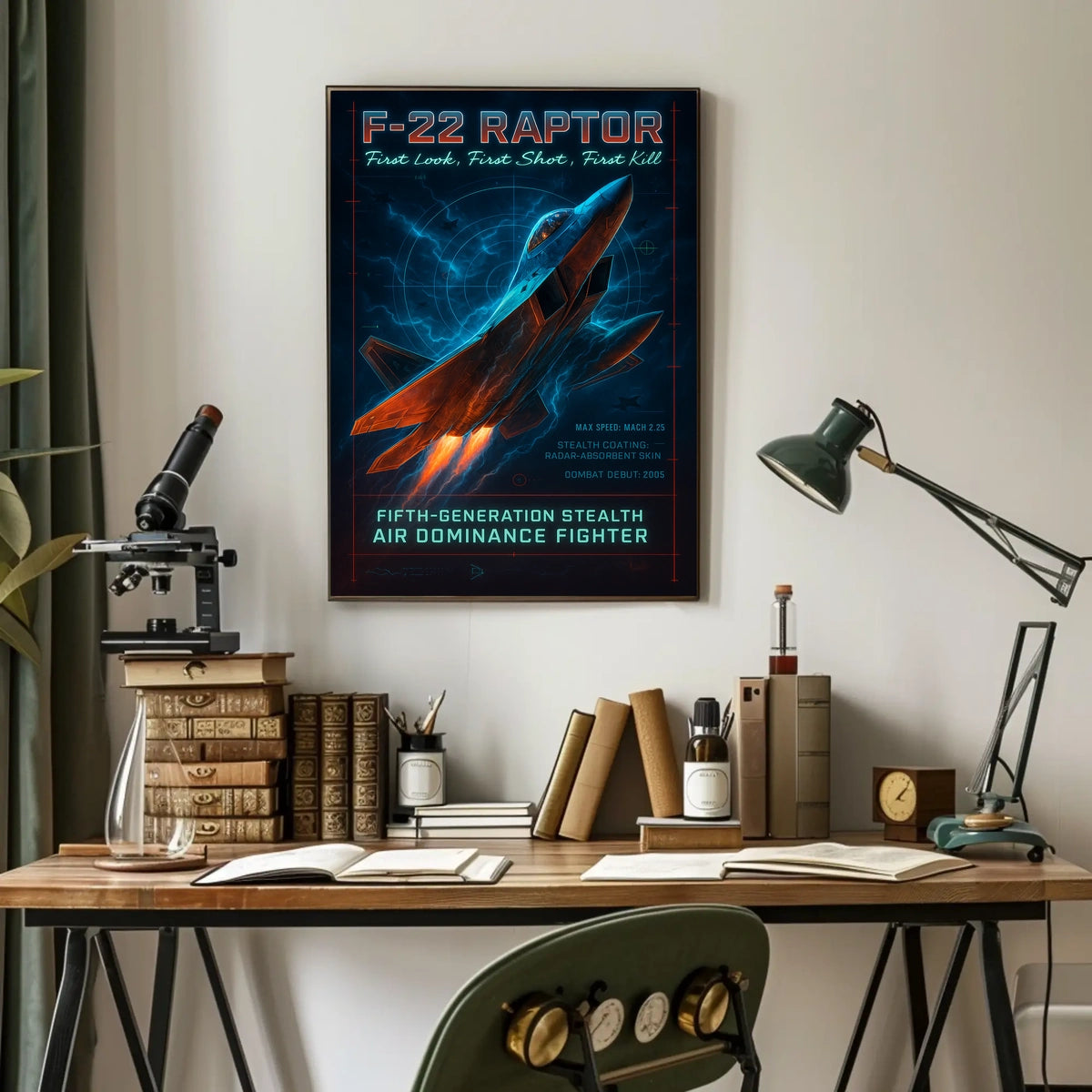 F-22 Raptor Fifth-Generation Stealth Poster