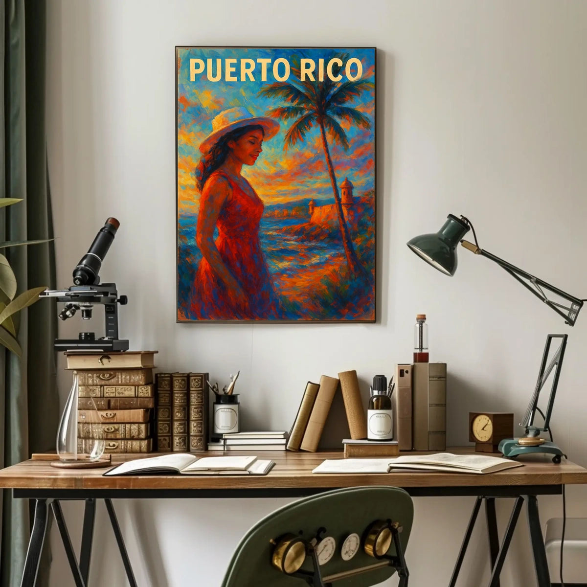 Puerto Rico Tropical Paradise Poster