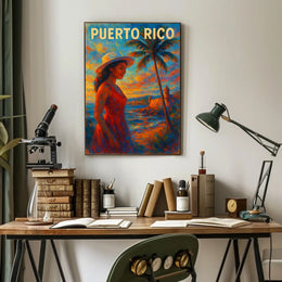 Puerto Rico Tropical Paradise Poster