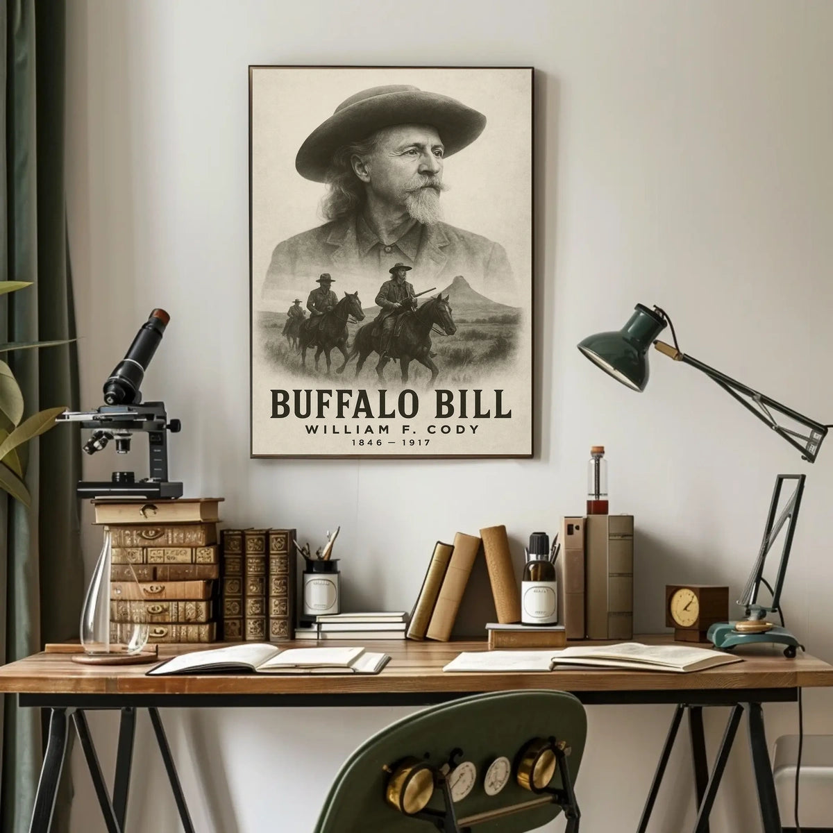 Buffalo Bill Wild West Tribute Cultural or Heritage Poster