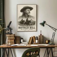 Buffalo Bill Wild West Tribute Cultural or Heritage Poster