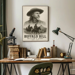 Buffalo Bill Wild West Tribute Cultural or Heritage Poster