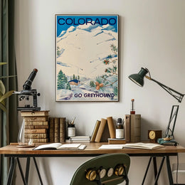 Colorado Ski Adventure Poster