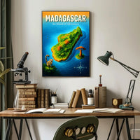 Madagascar An Island of Adventure Poster PosterGoat