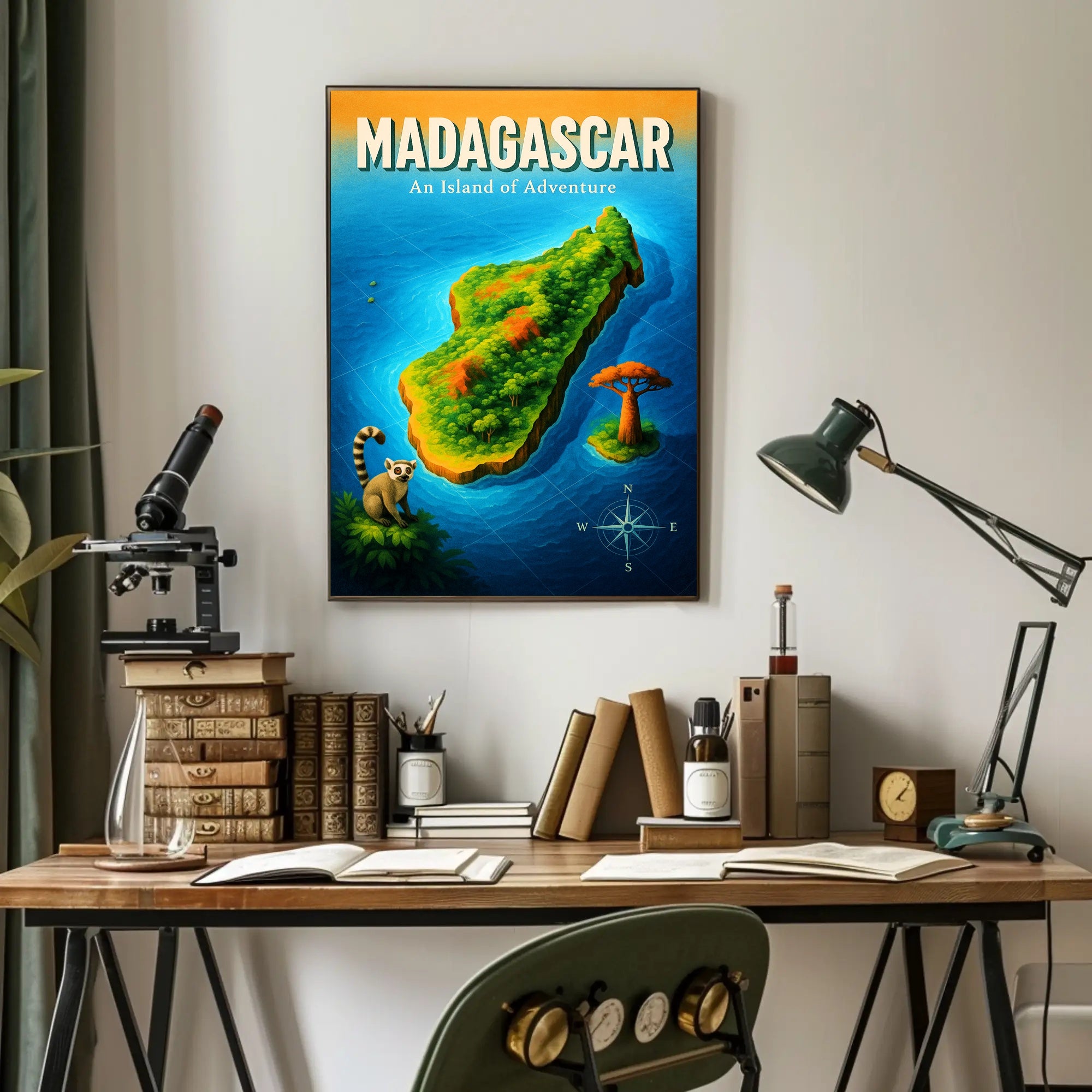 Madagascar An Island of Adventure Poster PosterGoat
