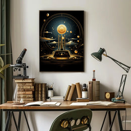Celestial Exploration Poster