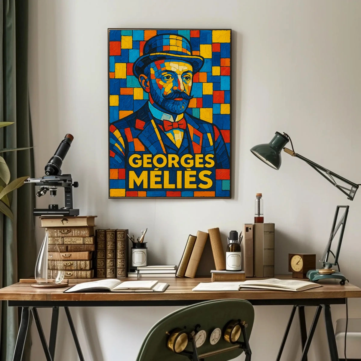 Georges Méliès Cinematic Pioneer Poster